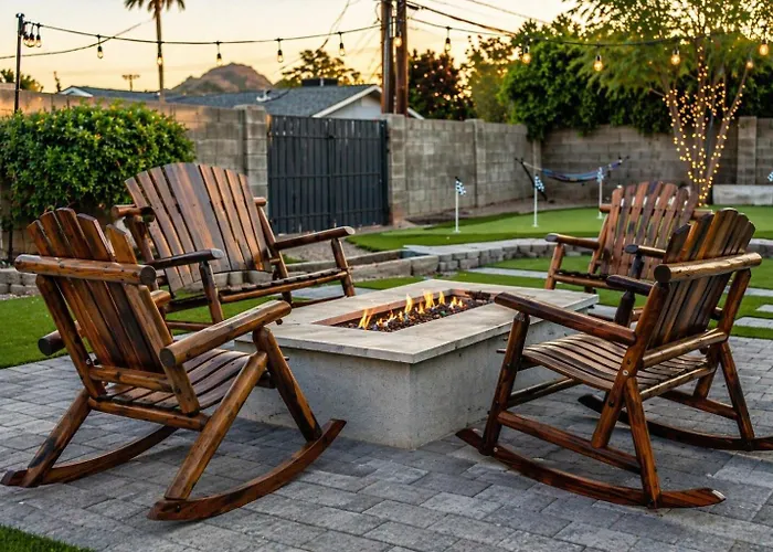 Golf Retreat With Putting And Fire Pit